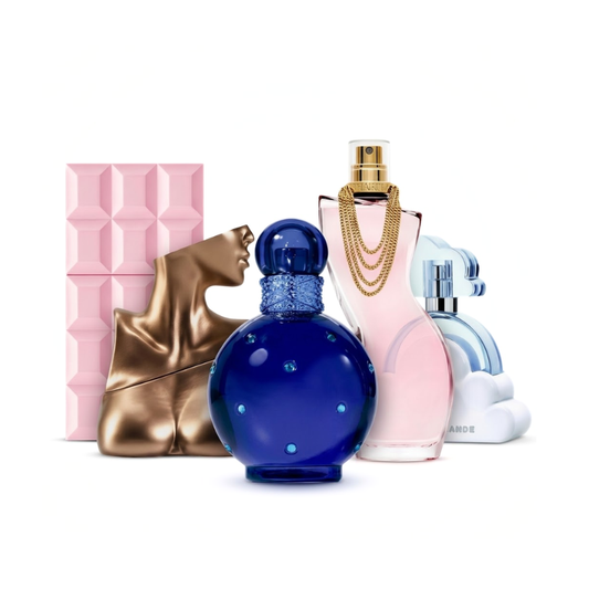 Σετ 5 Αρωμάτων  –  Cloud by Ariana Grande, Billie Eilish Eilish ,Midnight Fantasy by Britney Spears,Sweet Tooth by Sabrina Carpenter,Dance Eau de Toilette by Shakira-[100 ml το καθένα]