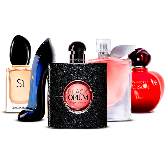 Σετ 5 Αρωμάτων –  Sì, Good Girl, Black Opium, La Vie Est Belle και Hypnotic Poison  [100 ml το καθένα]