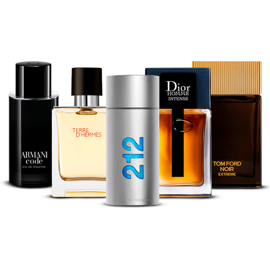 Σετ 5 Αρωμάτων  –  Armani Code, Invictus, Dior Homme Intense, Bleu de Chanel και Terre d'Hermès  [100 ml το καθένα] (Αντίγραφο)