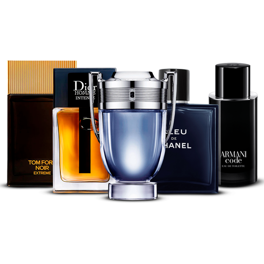 Σετ 5 Αρωμάτων  – Tom Ford Noir Extrême, Dior Homme Intense, Invictus, Bleu de Chanel και Armani Code [100 ml το καθένα]