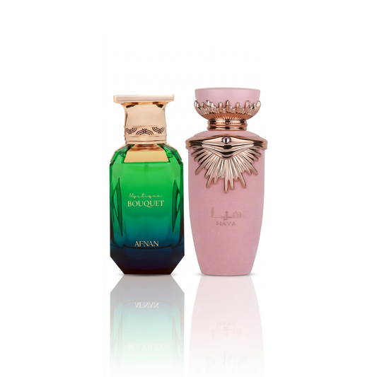 Σετ 2 Αρωμάτων | Afnan Mystique Bouquet + Lattafa Haya 100ml