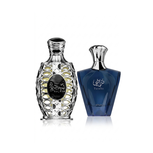 Σετ 2 Αρωμάτων | Afnan Turathi Blue + Lattafa Najdia 100ml