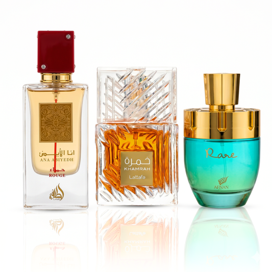 Σετ 3 Αρωμάτων | Ana Abiyedh Rouge + Afnan Rare Tiffany + Lattafa Sublime 100 ml