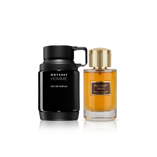 Σετ 2 Αρωμάτων |Armaf Odyssey Homme Black + Maison Alhambra Exclusif Tabac 100ml
