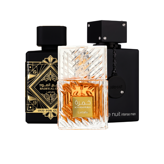 Σετ 3 Αρωμάτων | Club de Nuit Intense Man + Oud for Glory + Khamrah 100 ml