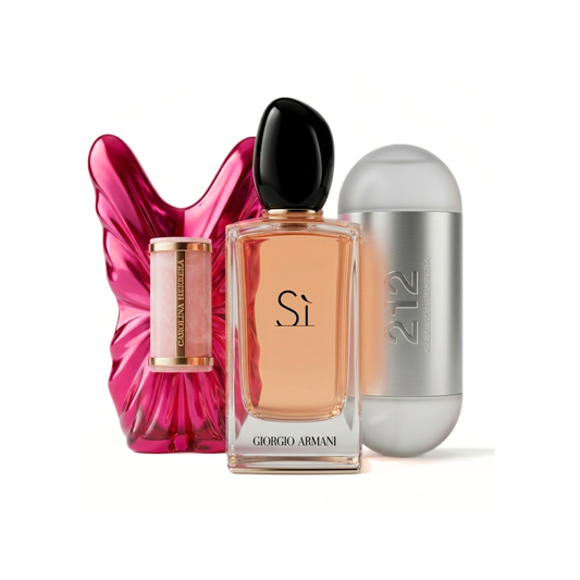 Σετ 3 Αρωμάτων |  Carolina Herrera La Bomba, Giorgio Armani SI, 212 NYC - 100ml