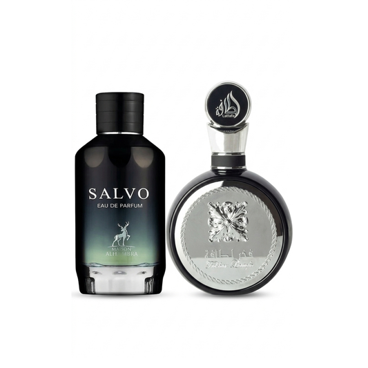 Σετ 2 Αρωμάτων | Maison Alhambra Salvo + Lattafa Fakhar Black 100ml