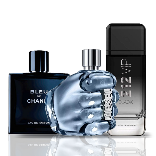 Σετ 3 Αρωμάτων | Bleu de Chanel + Diesel Only The Brava + 212 VIP Black