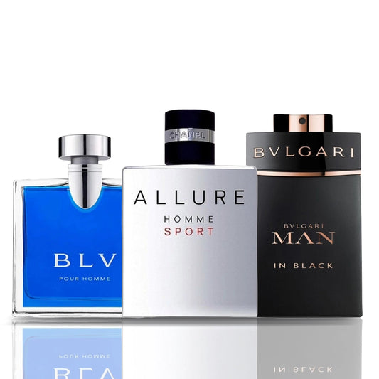 Σετ 3 Αρωμάτων | BLV + Allure Homme Sport + Bulgari Man in Black 100 ml