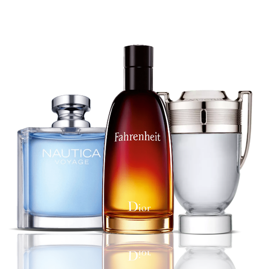 Σετ 3 Αρωμάτων | Nautica + Fahrenheit + Invictus 100 ml